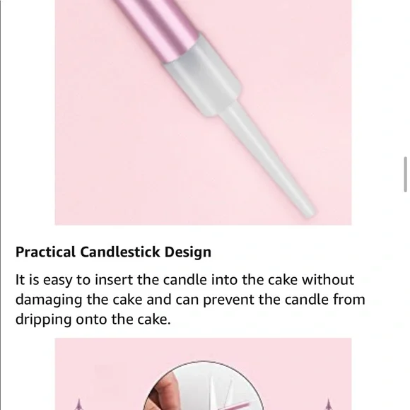 Candles-Long Thin Cake/Cupcake Candles Total 72 - Picture 11 of 13